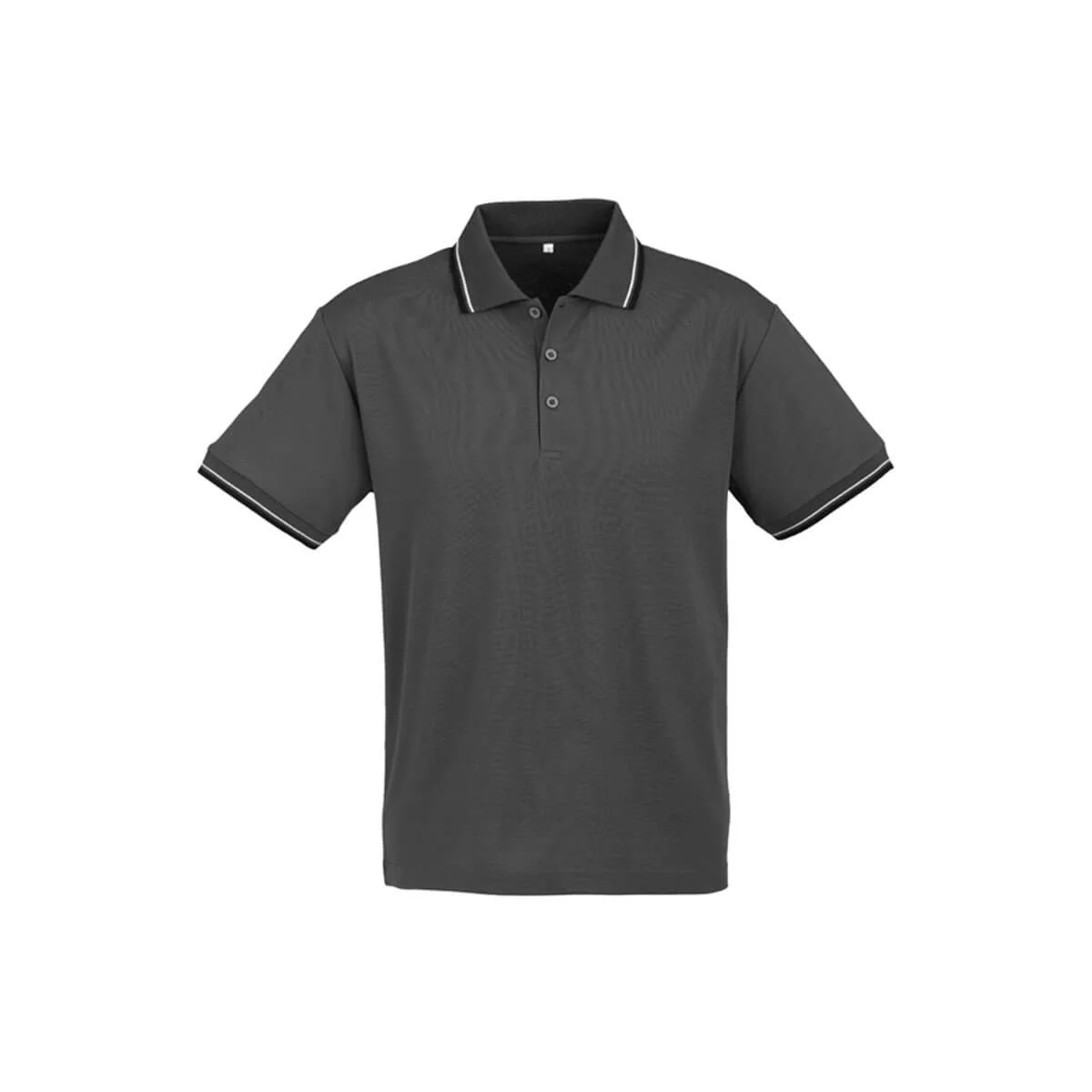 Mens Cambridge Polo-Steel Grey / Black / White