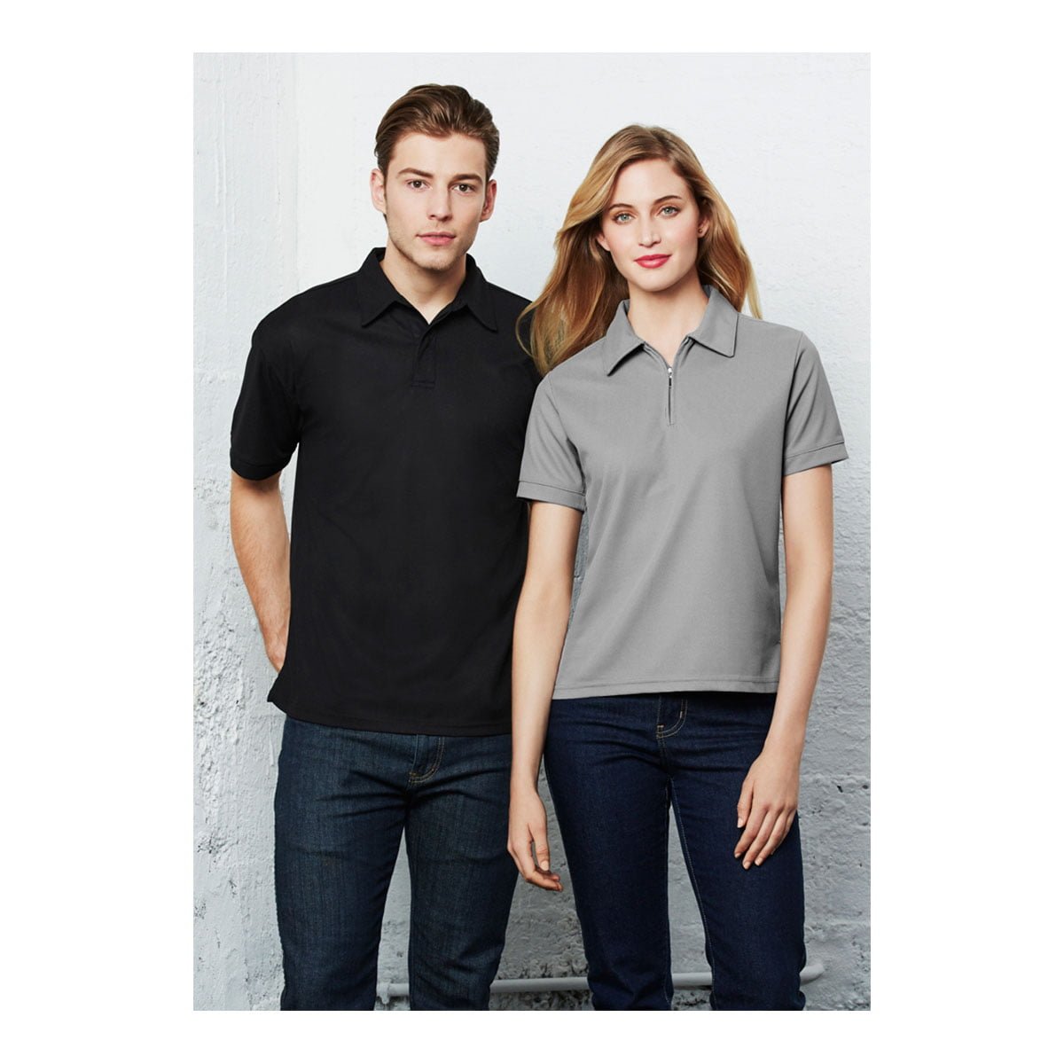Mens Micro Waffle Polo - Apparel Corp