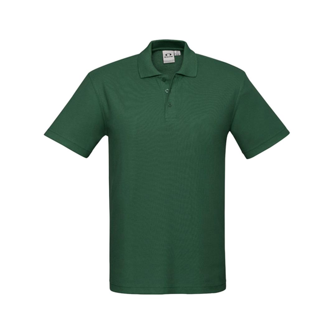 Mens Crew Polo-Forest