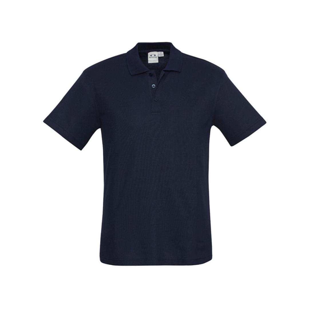 Mens Crew Polo-Navy