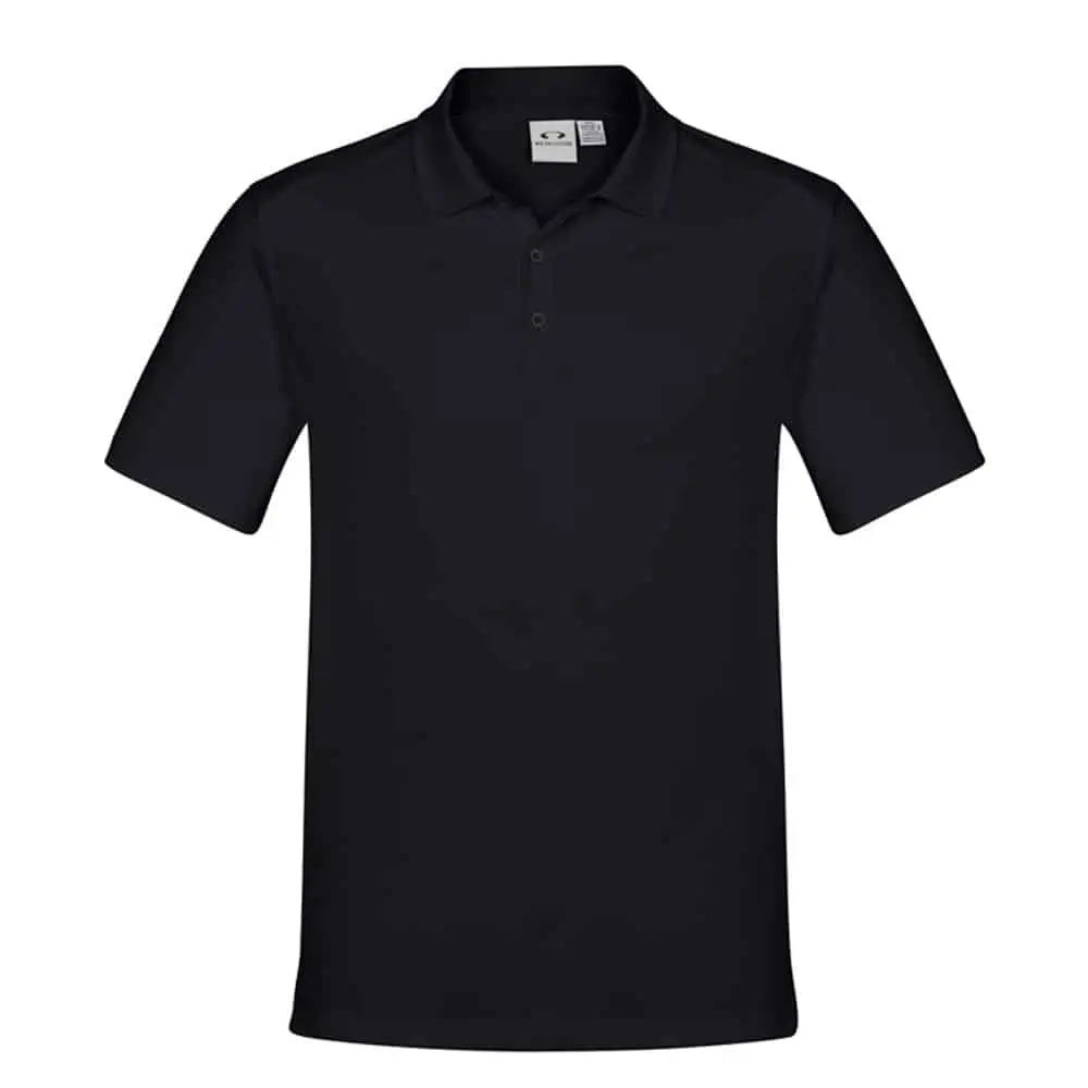 Mens Aero Polo-Solid Black