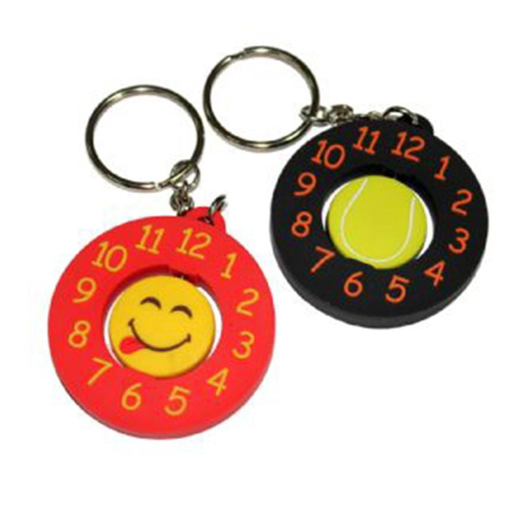 PVC Spinning Keyring-Available in any PMS colour.