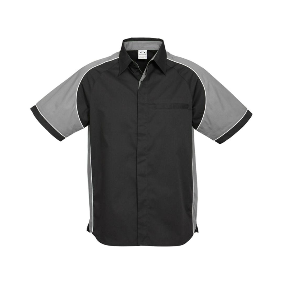 Mens Nitro Shirt-Black / Grey / White
