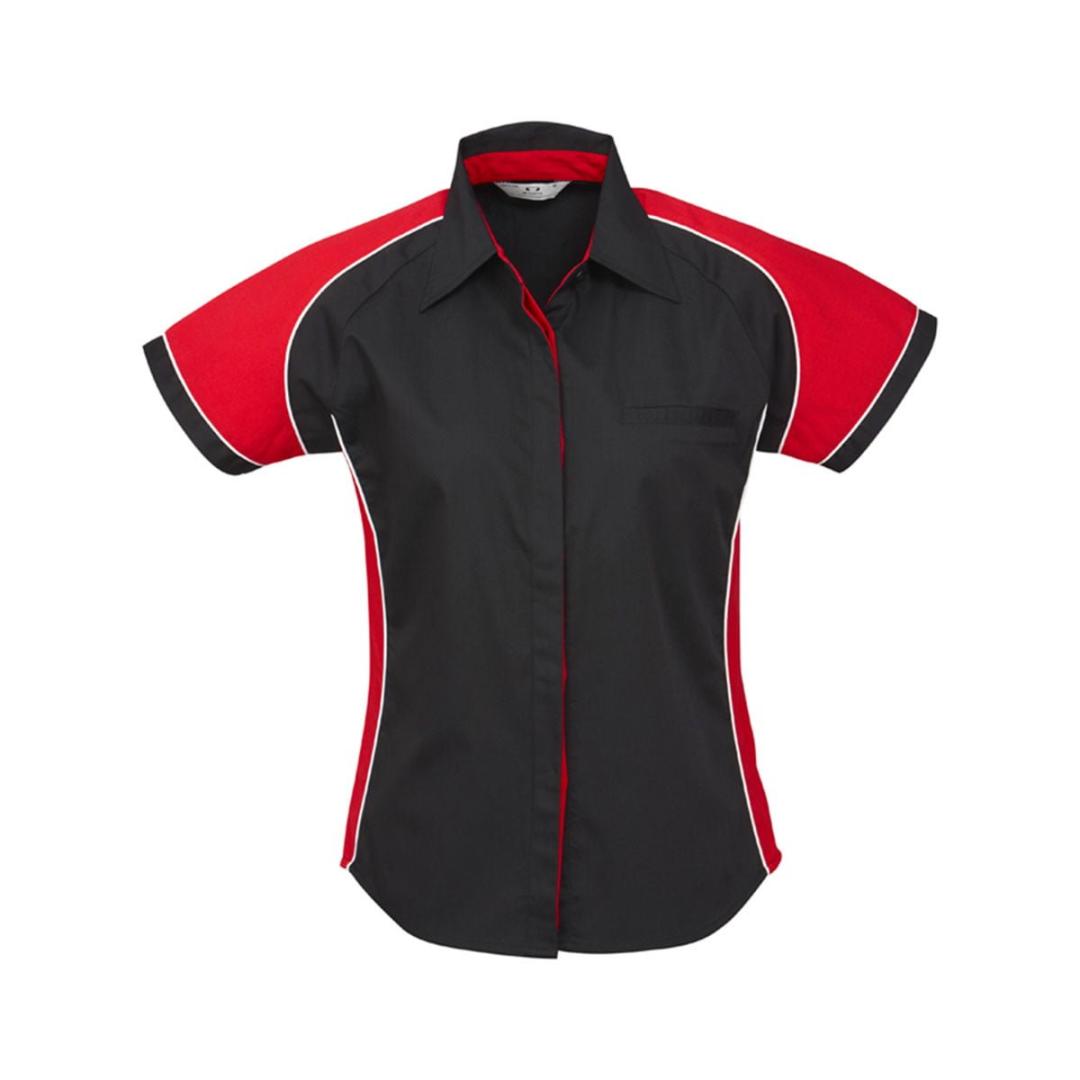 Ladies Nitro Shirt-Black / Red / White