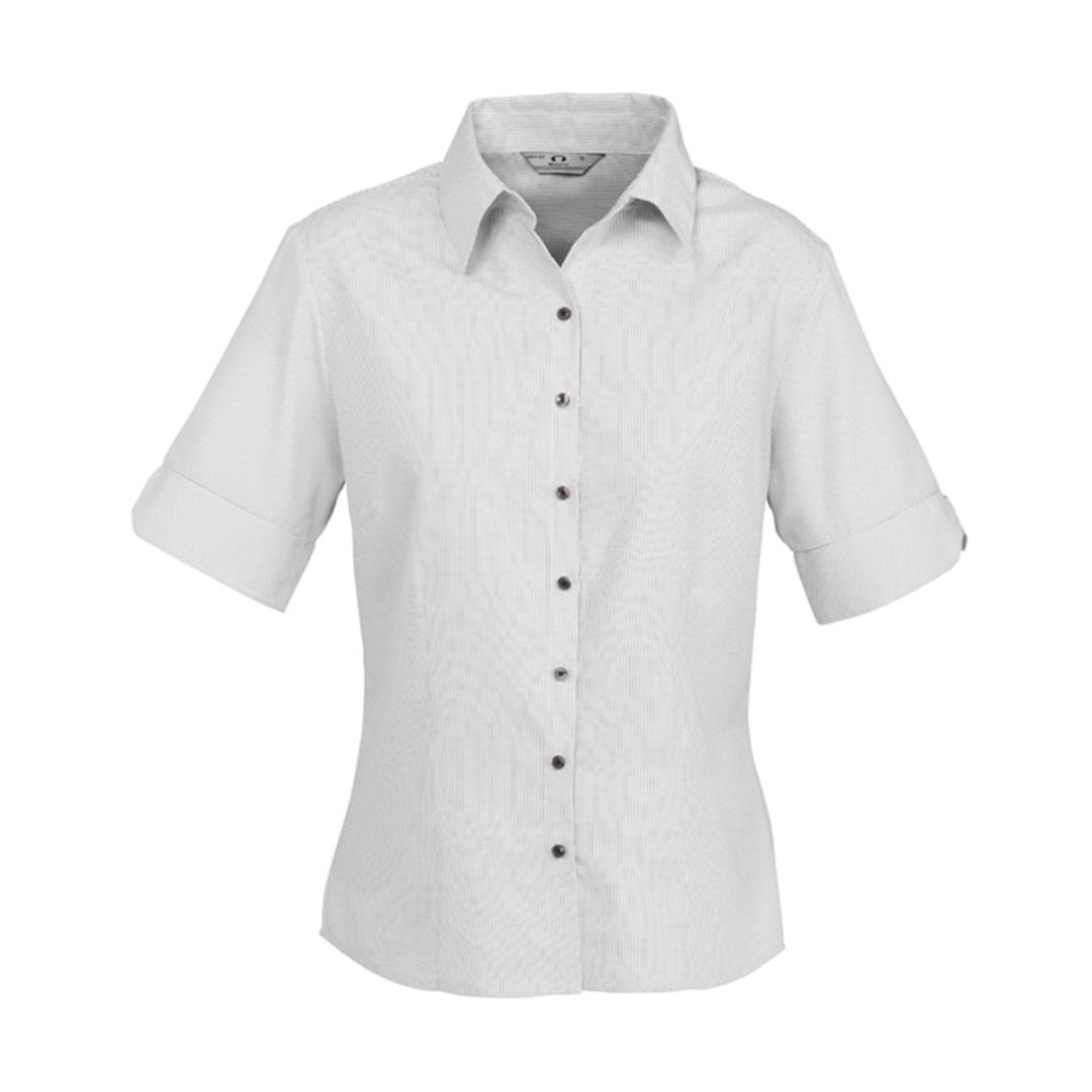 Ladies Signature Short Sleeve Shirt-Black