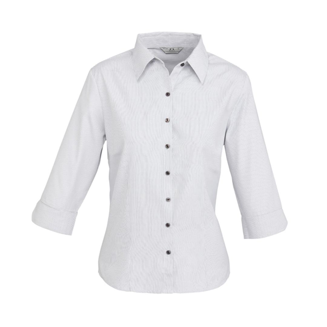 Ladies Signature 3/4 Sleeve Shirt-Black