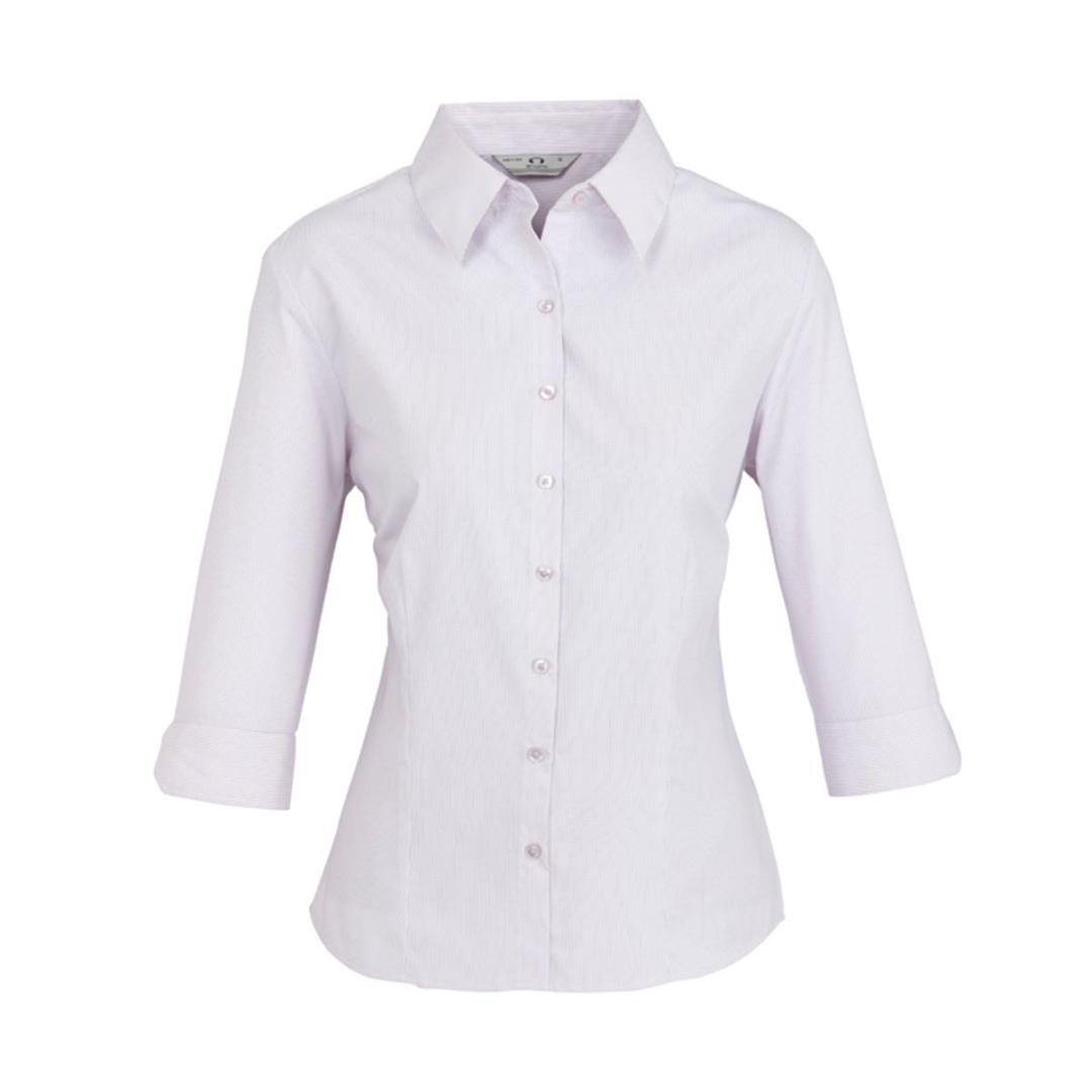 Ladies Signature 3/4 Sleeve Shirt-Grape