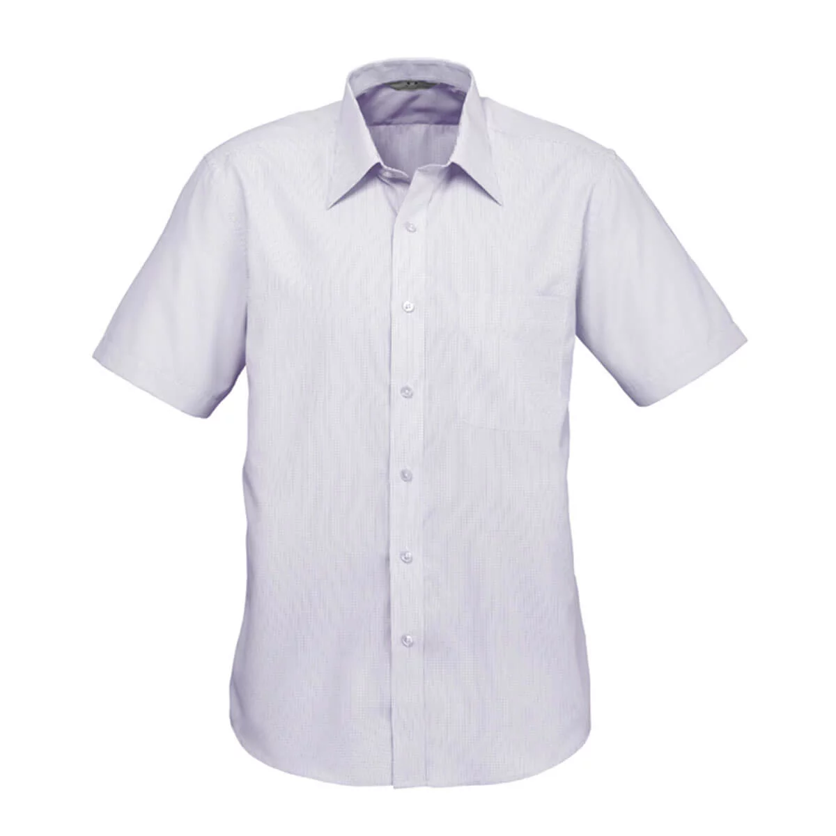 Mens Signature Short Sleeve Shirt-Grape