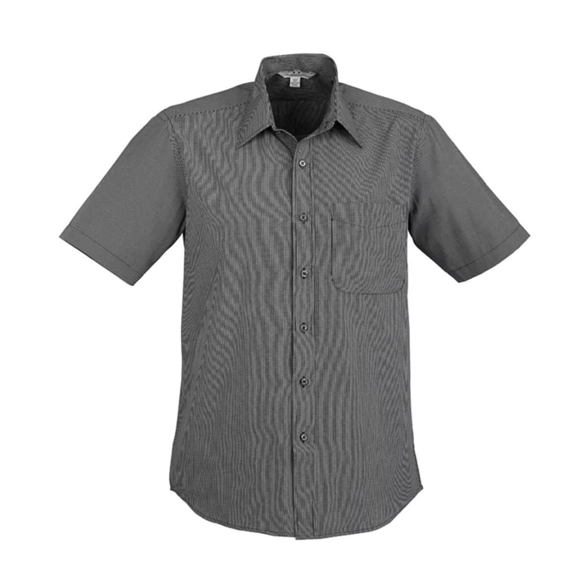 Mens Signature Short Sleeve Shirt-Graphite