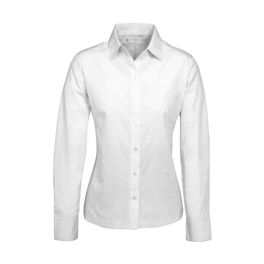 Ladies Ambassador Long Sleeve Shirt-White