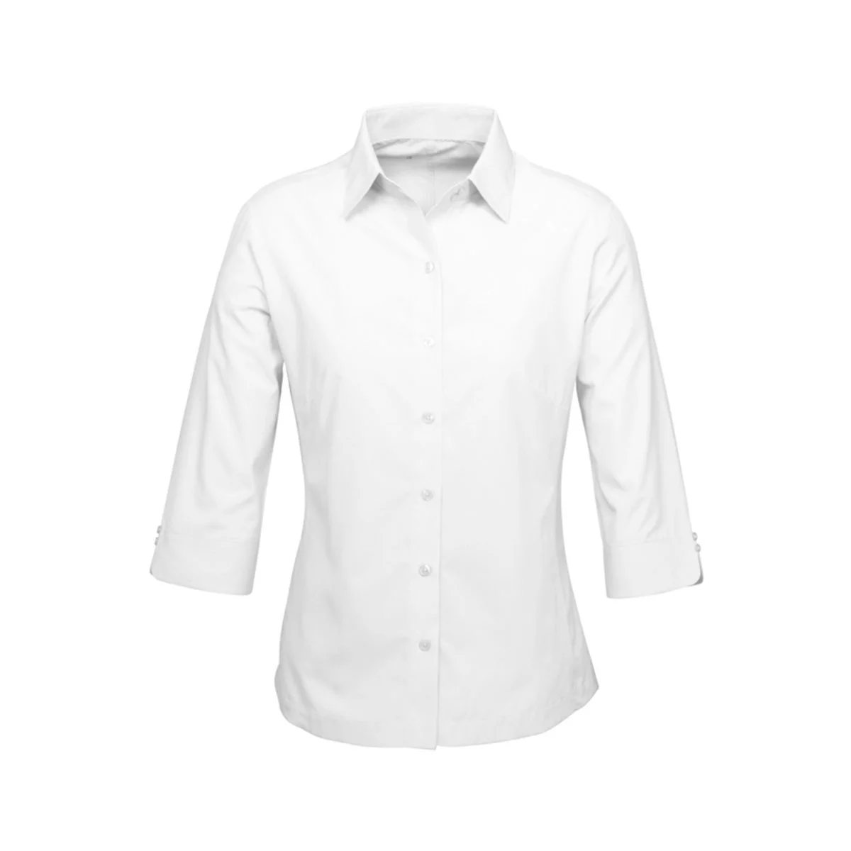 Ladies Ambassador 3/4 Sleeve Shirt-White