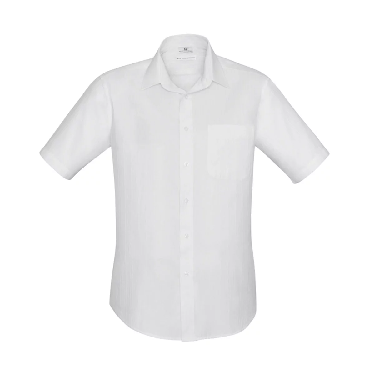 Mens Preston Short Sleeve Shirt-White