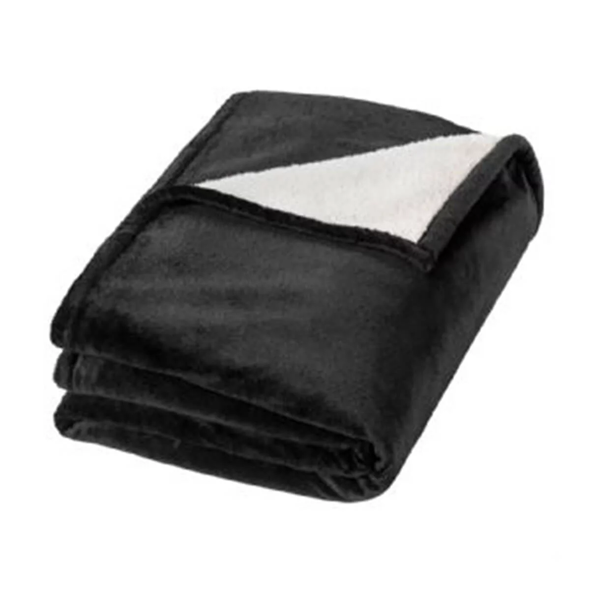 Seasons Hamptons Plaid/Throw-Black/Off white