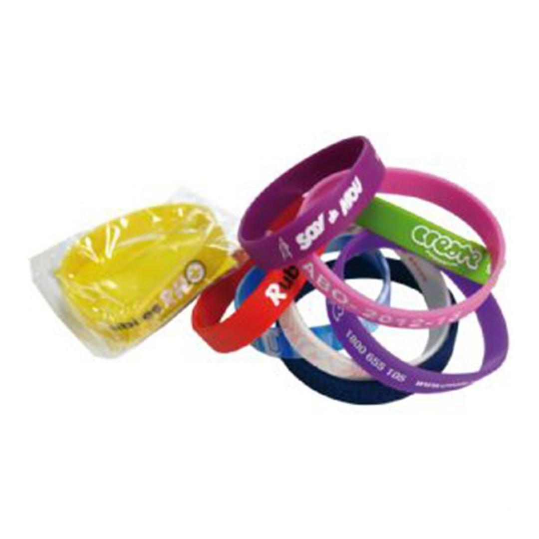Standard 12mm Silicon Wristbands-Custom PMS Colour