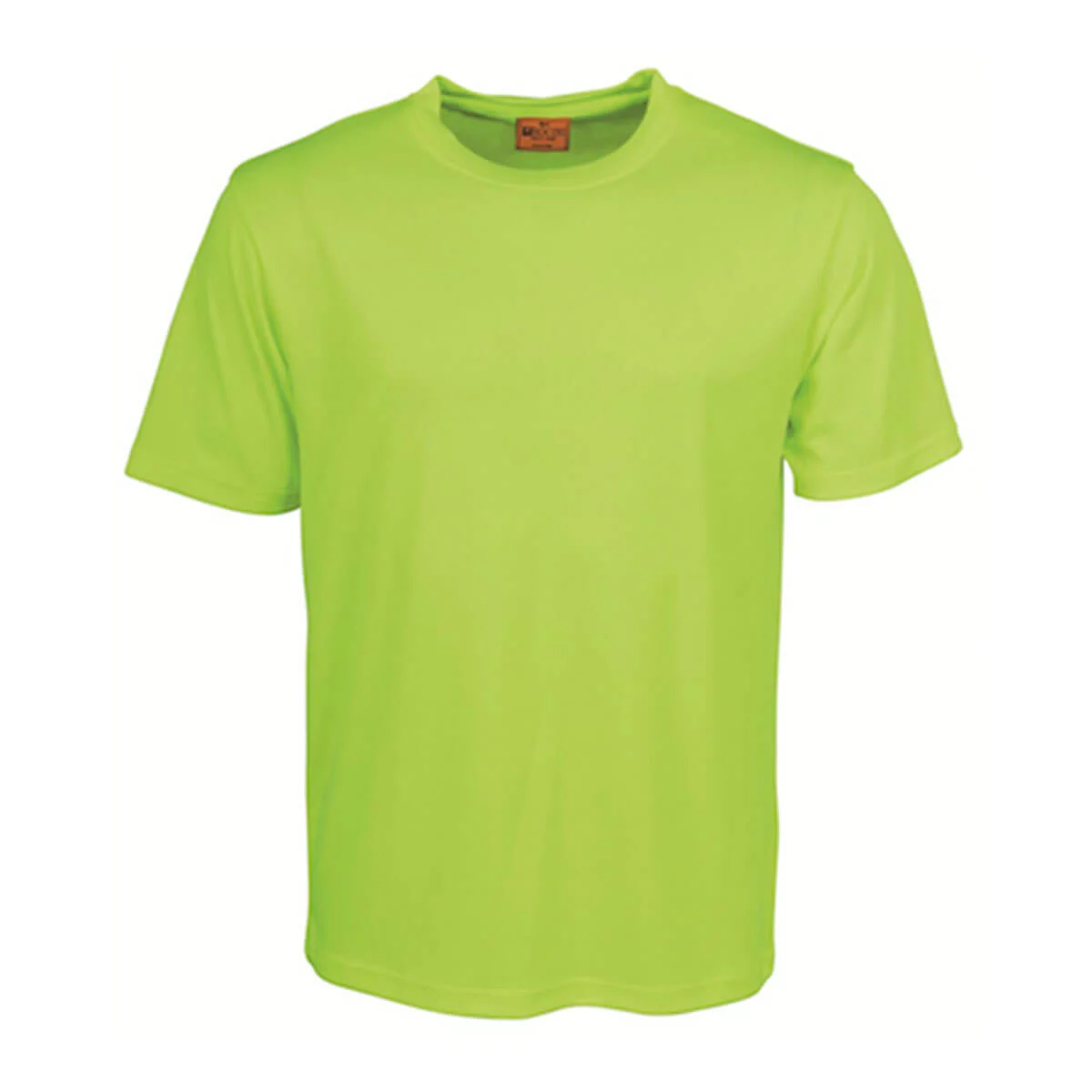 HI-VIS KIDS ROUND NECK TEE SHIRT-Lime