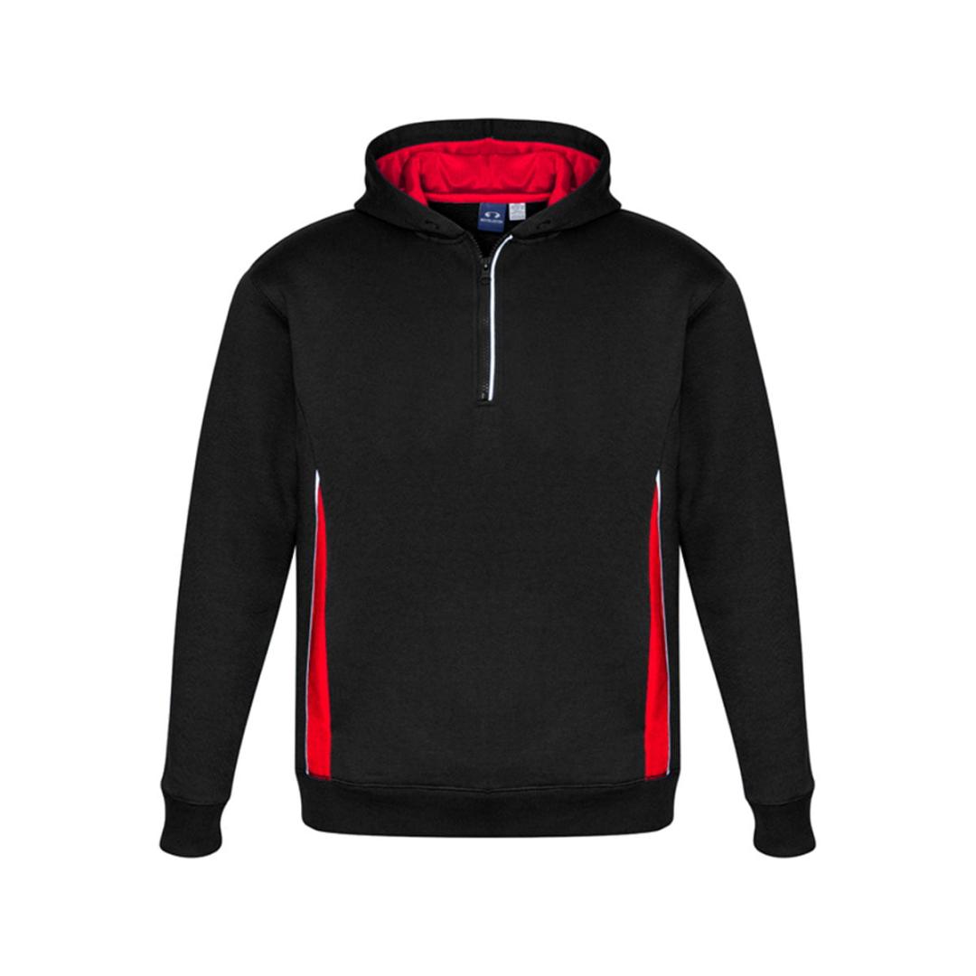 Kids Renegade Hoodie-Black / Red / Silver