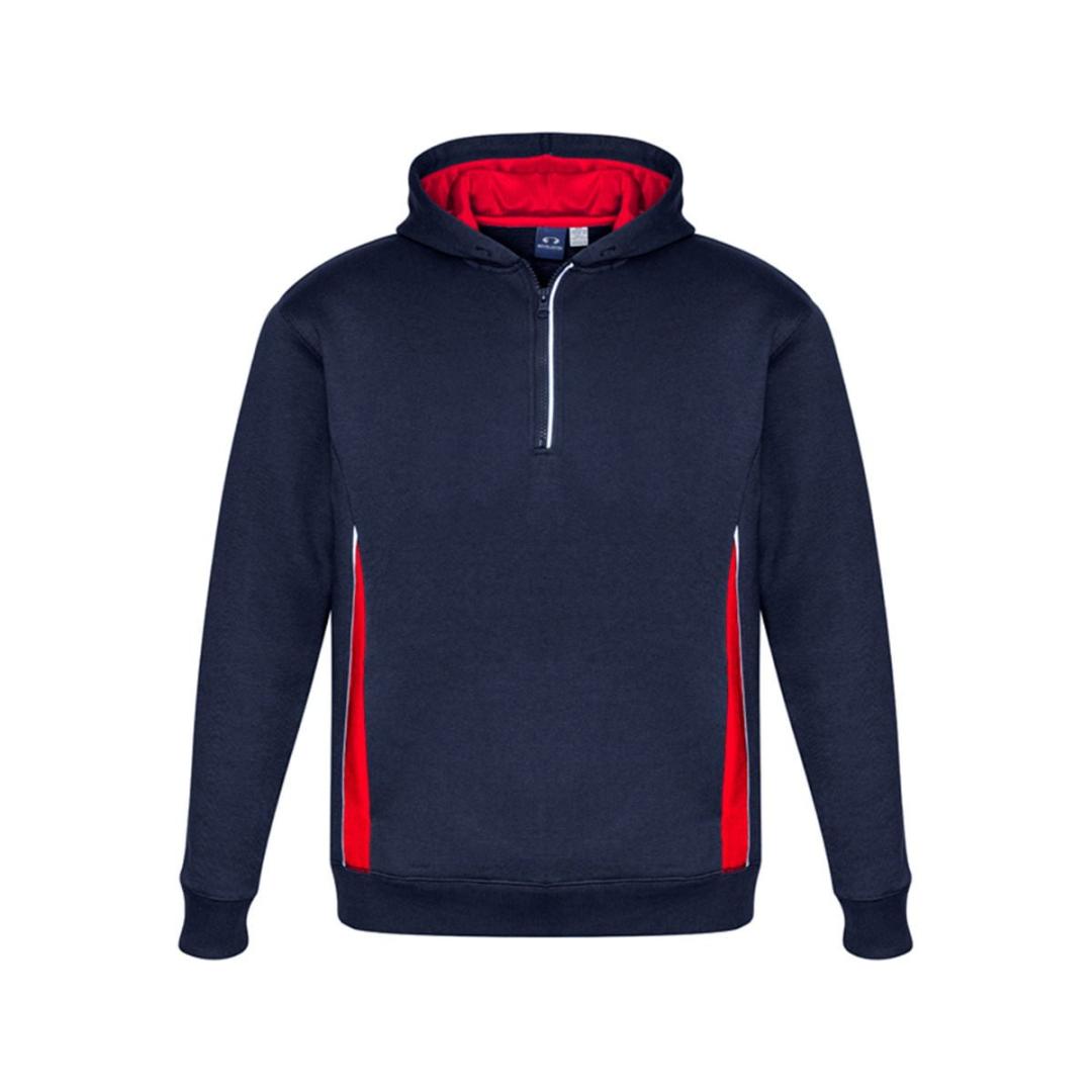 Kids Renegade Hoodie-Navy / Red / Silver