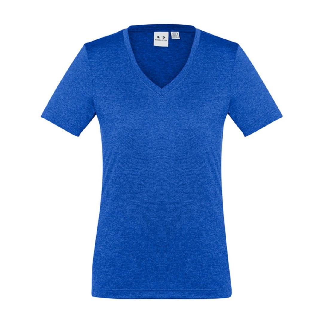 Ladies Aero Tee-Electric Blue