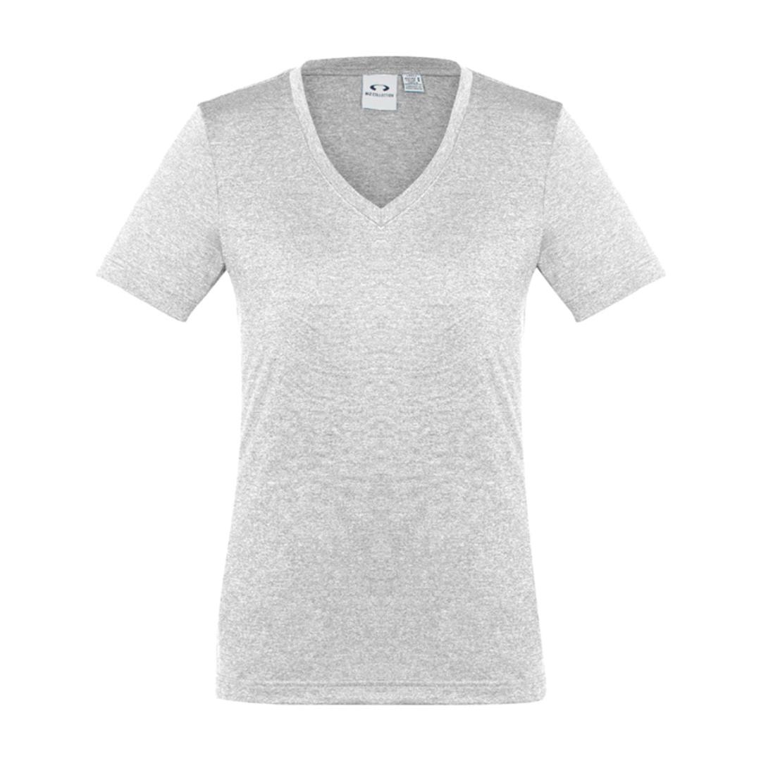 Ladies Aero Tee-Silver