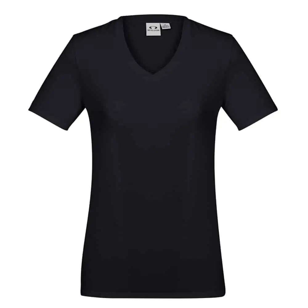 Ladies Aero Tee-Solid Black