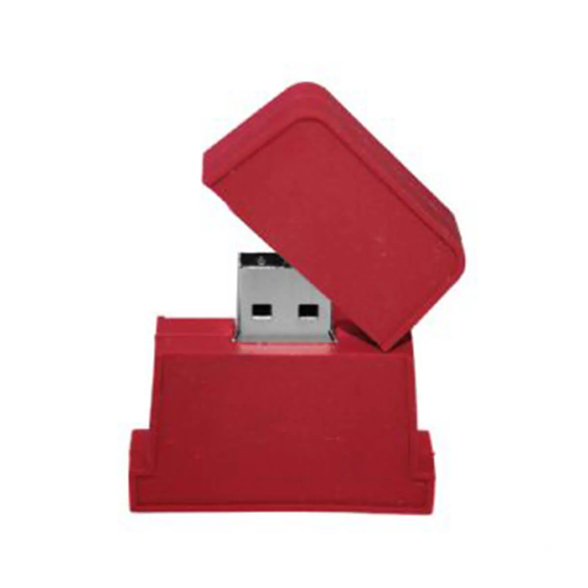 Ice Cream Tub PVC Flash Drive with Epoxy Dome-You can change up to 2 of the base PVC colours and print your logo in 1-2 colours in 1 position.