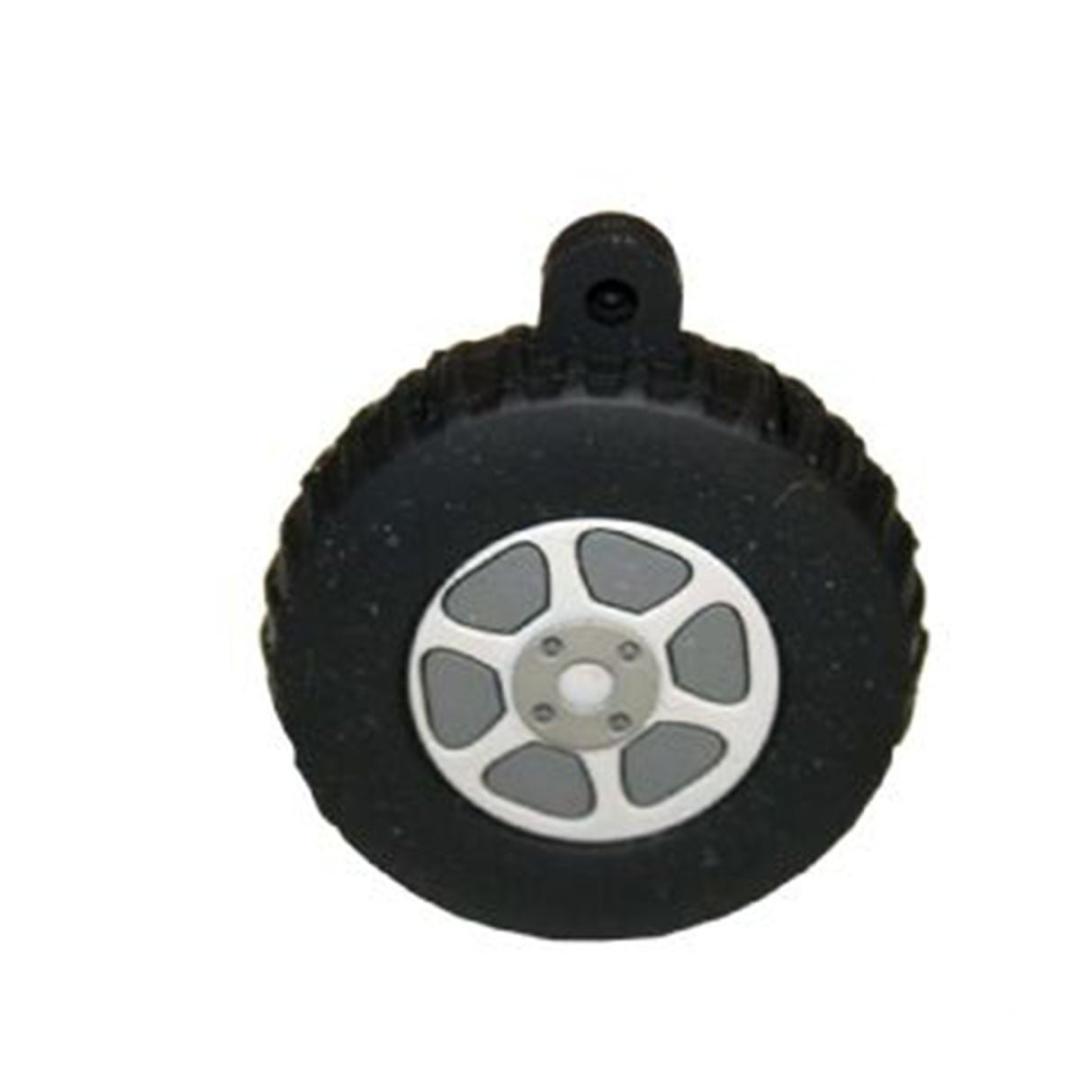 Tyre PVC Flash Drive-You can change up to 2 of the base PVC colours and print your logo in 1-2 colours in 1 position.