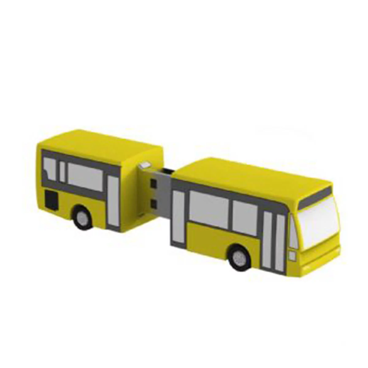 Bus PVC Flash Drive-You can change up to 2 of the base PVC colours and print your logo in 1-2 colours in 1 position.