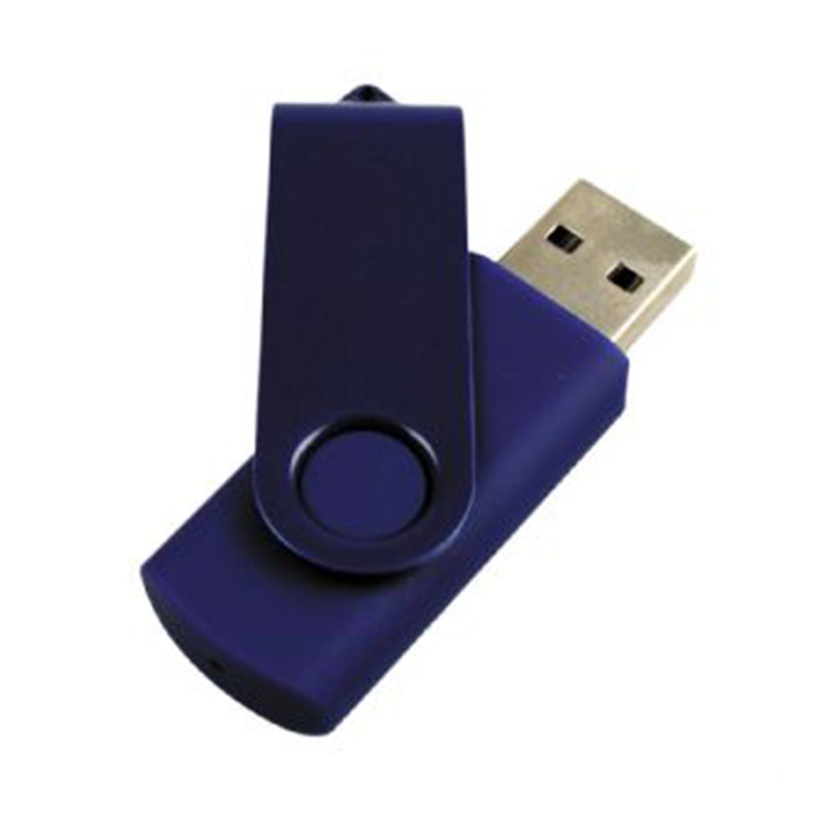 Rotate USB with Lacquered Clip – 4Gb-Blue