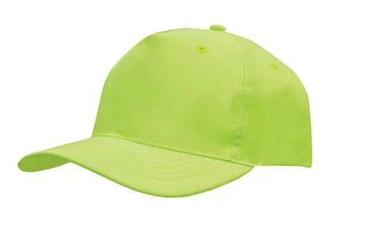 Poly Twill Cap-Fluro Lime