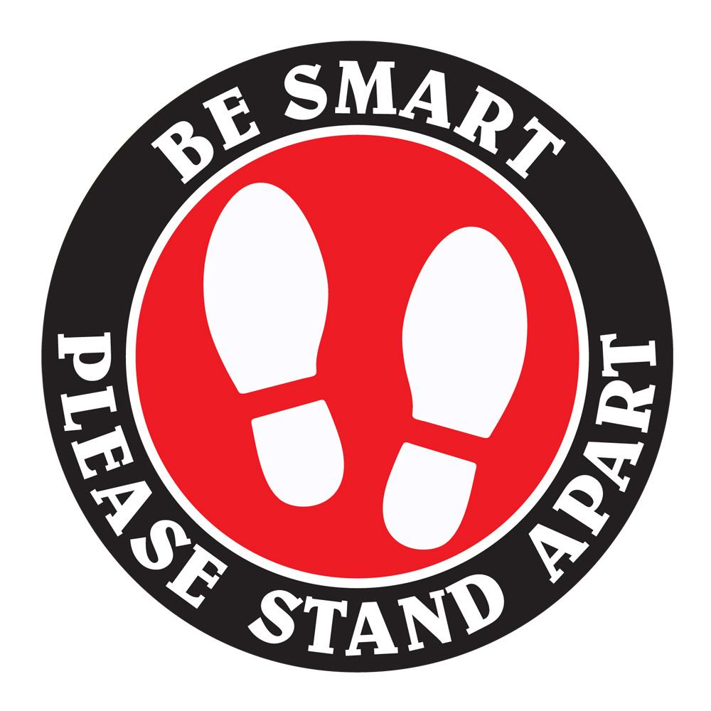 Be Smart Please Stand Apart